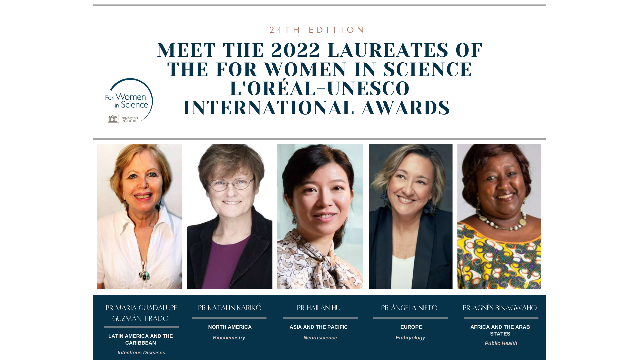 24Th EDITION OF THE L’ORÉAL-UNESCO FOR WOMEN IN SCIENCE INTERNATIONAL AWARDS