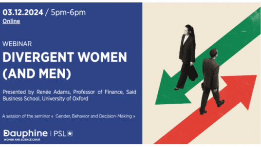 Gender, Behavior and Decision-Making seminar - Divergent Women (and Men) 