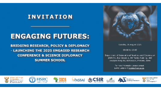 Save the date: 26 August 2025 - Science Diplomacy Workshop African Academy of Sciences